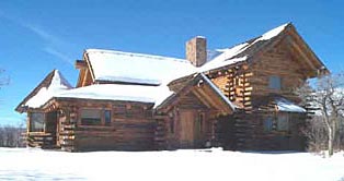 Image of a sample log home